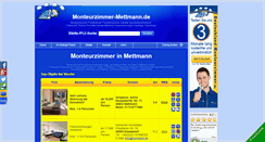 Desktop Screenshot of monteurzimmer-mettmann.de